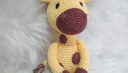 Amigurumi Girafa de Crochê