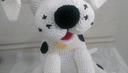 Cachorrinho Dalmata - Amigurumi De Crochê