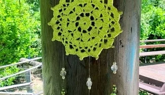 Mandala Filtro dos Sonhos em Crochê