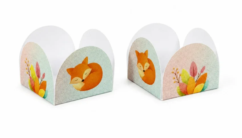 Forminhas para Doces Raposinha - Kits 50, 100 ou 150