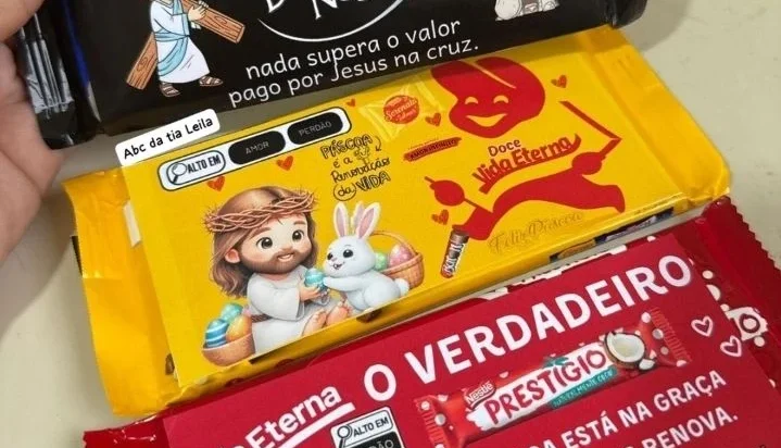 Arte Para Barra De Chocolate Pascoa Cristã