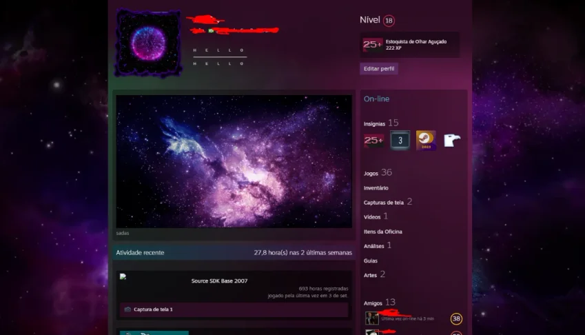 Conta Steam