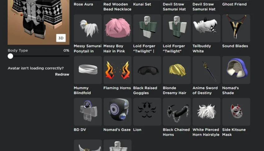 Conta Roblox - Vários Itens e Jogos Upados