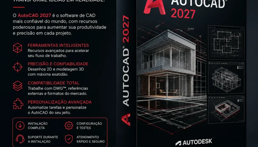 Autodesk Autocad Licença 3 Anos Original Por Email