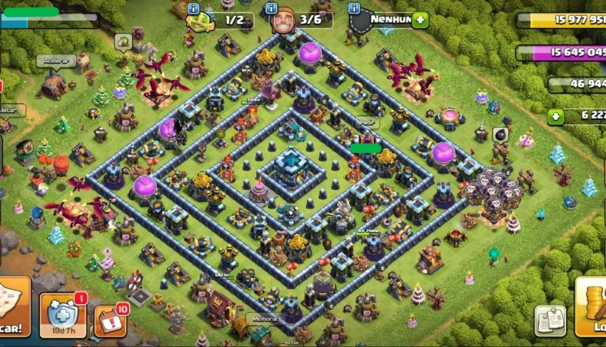 Conta Clash Of Clans Cv13