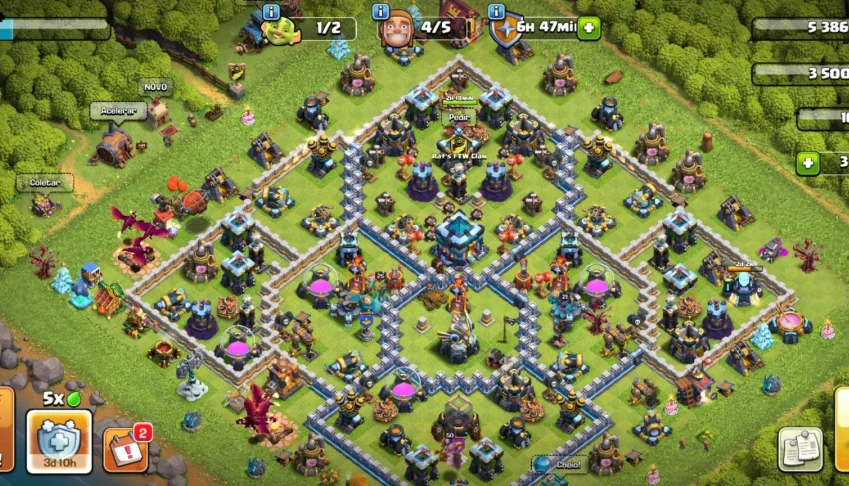 Conta Clash Of Clans Cv13 Semi-Full (Pra Sair Logo)