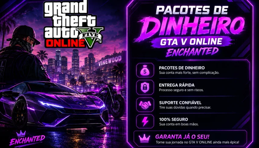 Pacotes de Dinheiro - GTA V ONLINE ENCHANTED