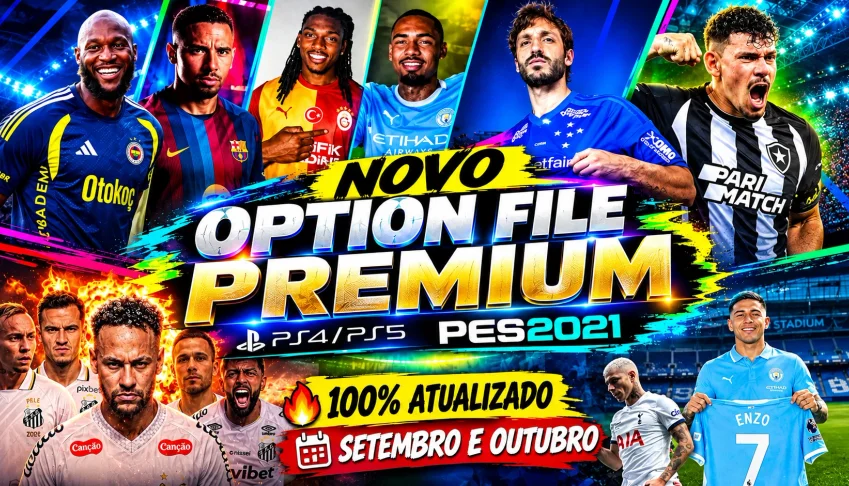 Pes 2021 – Option File Completo |🔥Ps4 Ps5