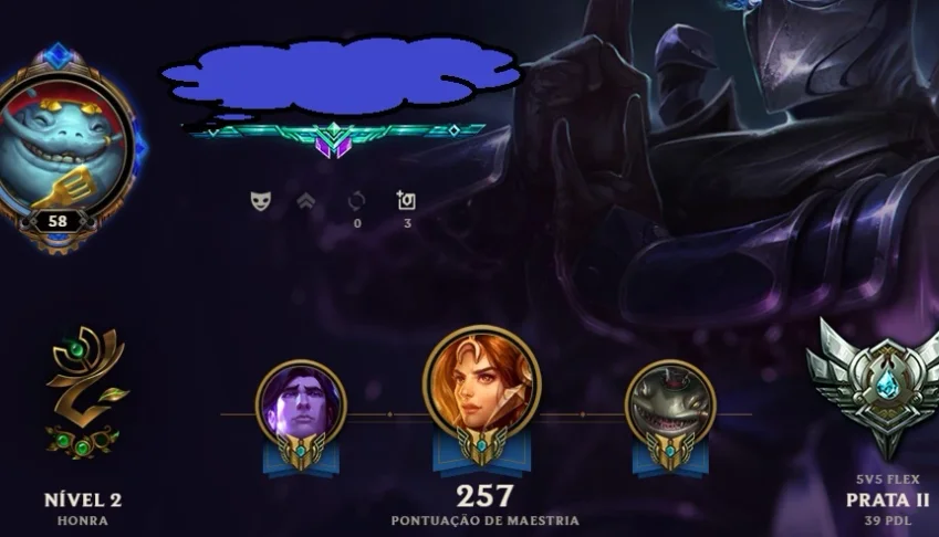 Conta lvl 57, main sup, ex platina V season passada.