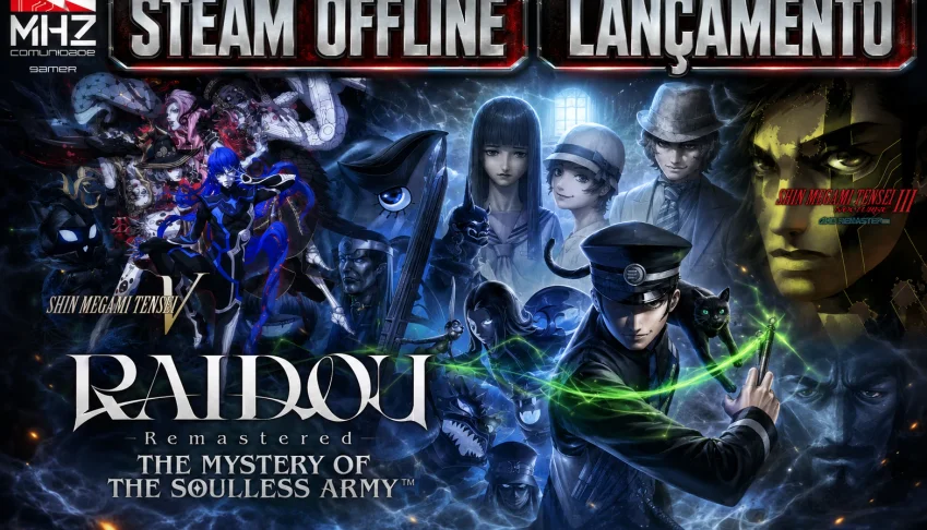 Raidou Remastered Deluxe+ Shin Megami Tensei 3 e 5 - OFFLINE