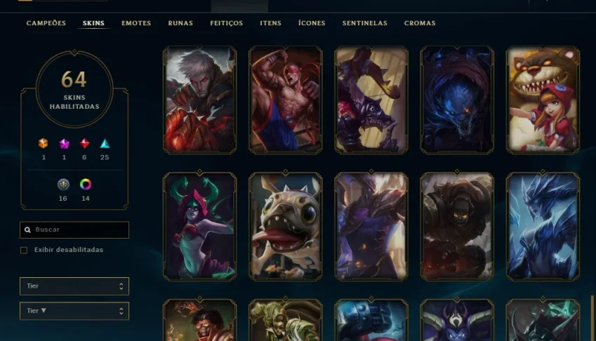 Conta LOL plat 2