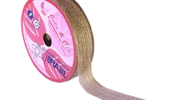 Fita de Juta 1020 Natural 2 cm - Rolo com 10 m