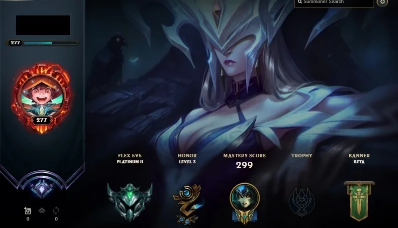 Conta lol 128 champs 212 skins plat2