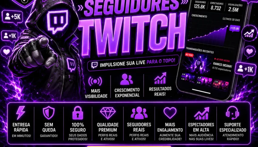 Twitch | Seguidores + Views + Espectadores | Entrega Rápida