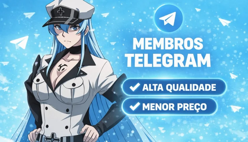 [O Mais Barato] Telegram Membros Mundiais