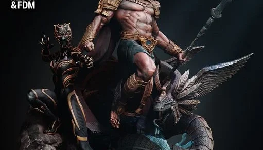 Wicked - Black Panther and Namor Diorama 3d stl