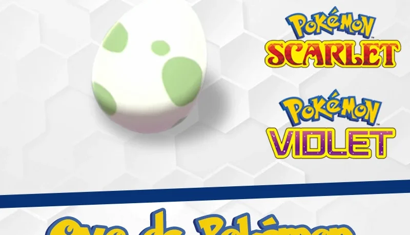 Ovo de Pokémon Shiny 6IVs - Scarlet e Violet