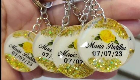 Chaveiro de Resina Personalizado