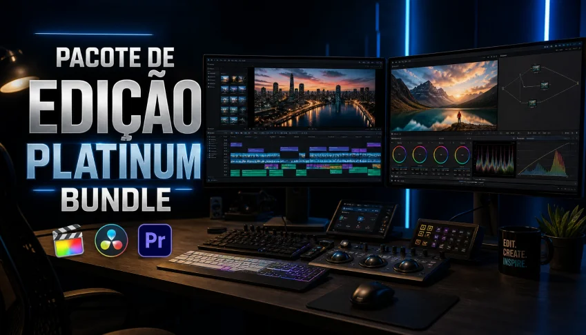 🔥 Pacote de Edição de Vídeo Platinum Bundle