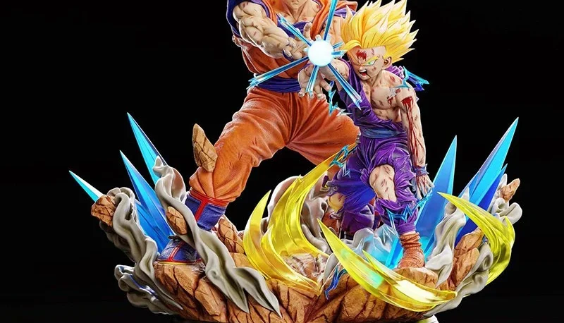 Diorama Goku Gohan Dragonball Z - Stl 3D