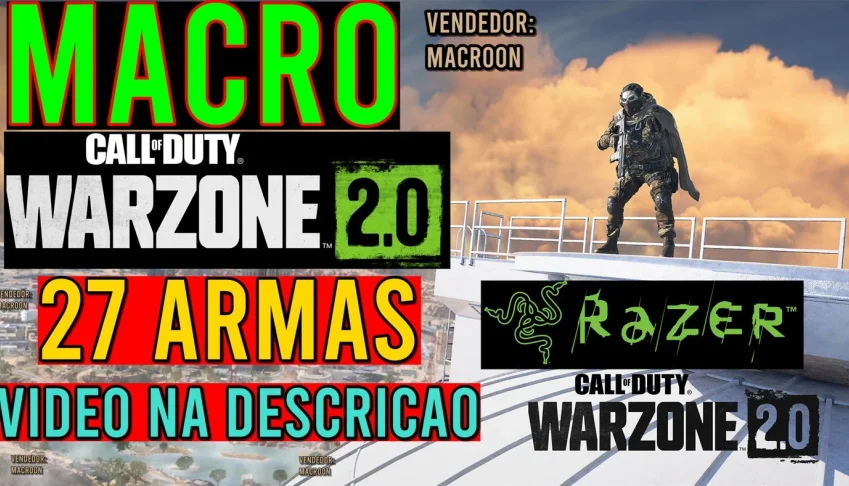 MACRO - Call of Duty Warzone 2 - MOUSES RAZER (VITALICIO)