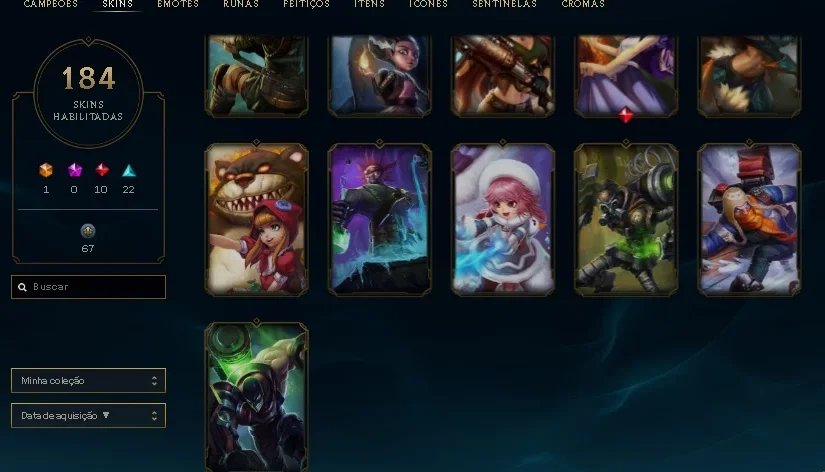 Conta league of legends