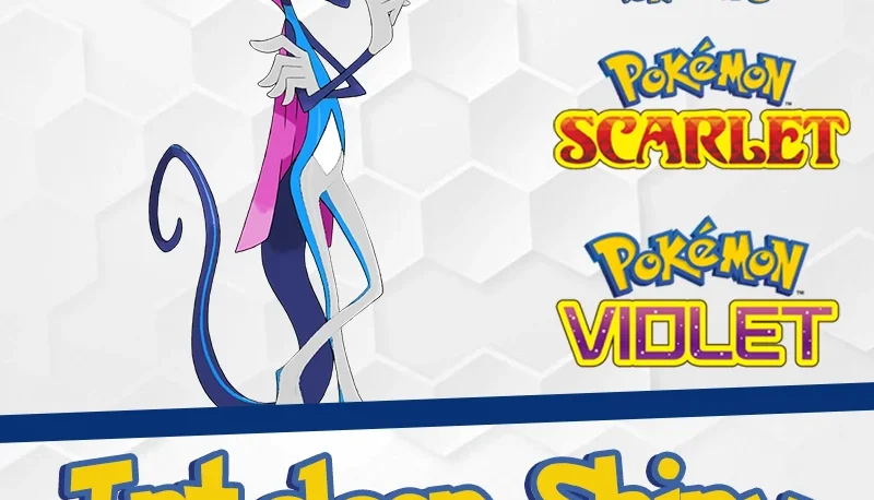 Inteleon ou Sobble Shiny 6IVs - Pokémon Scarlet Violet
