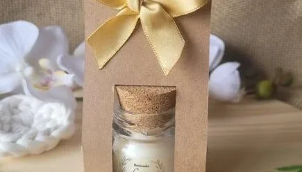 Vela Aromática Personalizada Lembrancinha Batizado