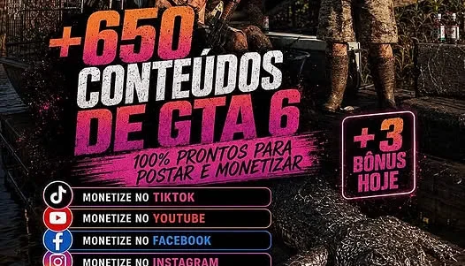 +De 650 Vídeos Prontos Do Gta 6