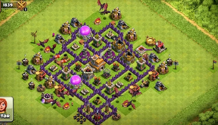 Clash of clans cv7 barato