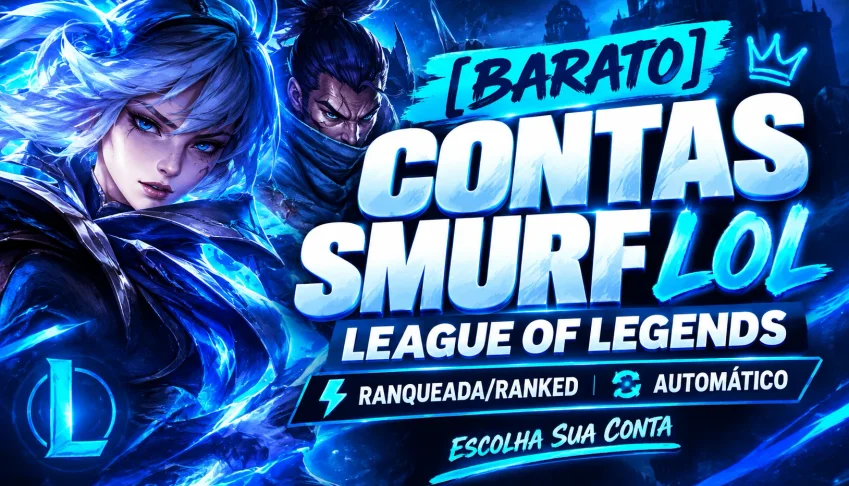 [Barato] Contas Smurf Lol - League Of Legends - Ranqueada