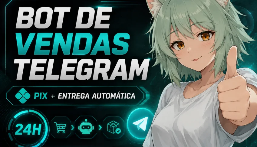 Bot de Vendas Telegram com PIX e Entrega Automática
