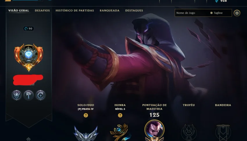 [Entrega Automática] Conta Lol Prata, 60 Skins, 3 Lendárias