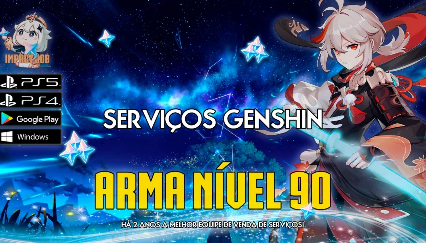 SERVIÇOS GENSHIN  - Arma nível 90