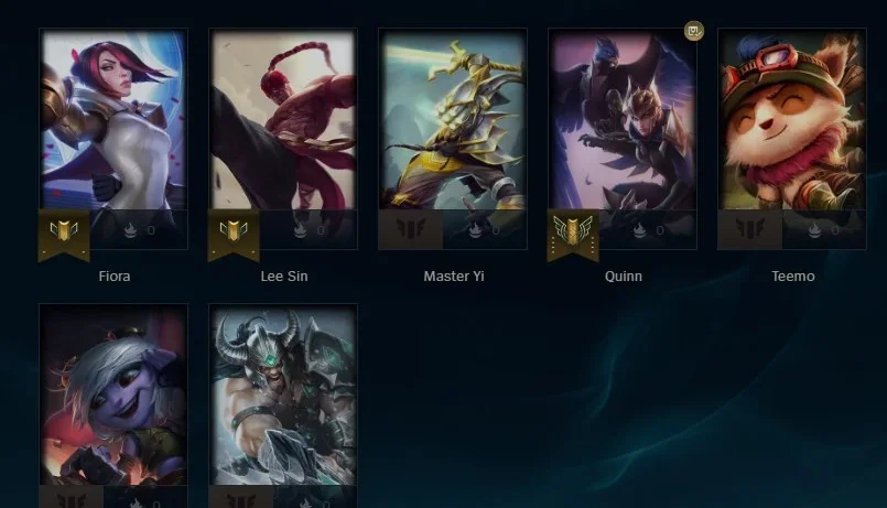 Conta diamante 4 Smurf 70% de Win rate