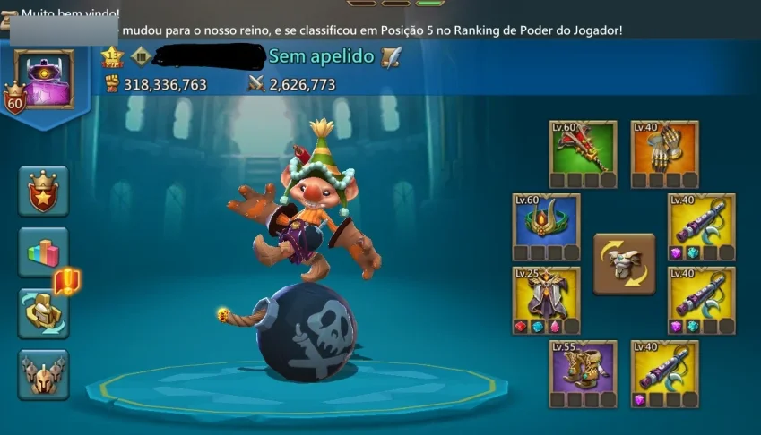 Tô vendendo essa conta do lords mobile