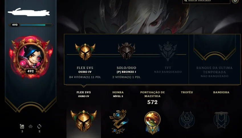Conta Lol gold 4, 140+ campeões