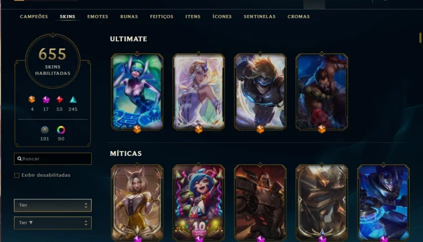Conta League of Legends