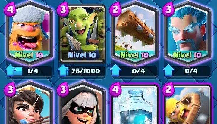CLASH RY - TDS LENDÁRIAS x CARTAS LVL ALTO x 4700+ TROFÉUS