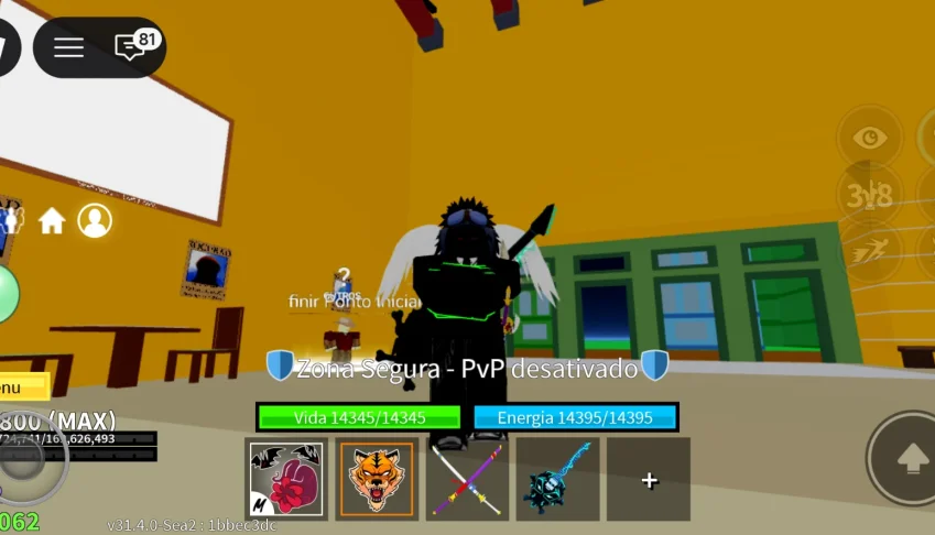 Conta Blox Fruits Com 7 v4
