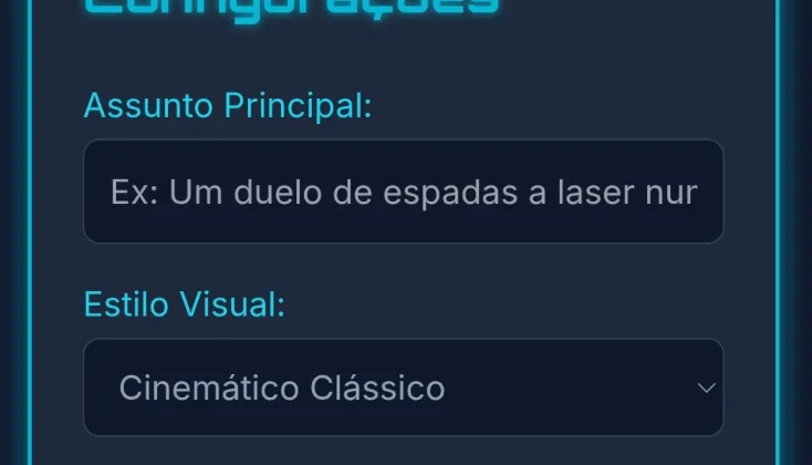 SaaS Gerador de prompts Veo3