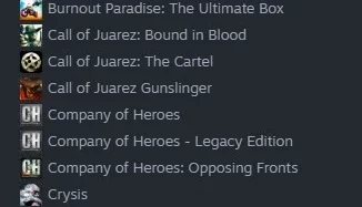 Conta Steam com 125 Jogos