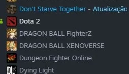 Duas contas Steam