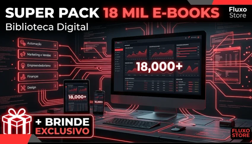 Super Pack 18 Mil E-books: Biblioteca Digital