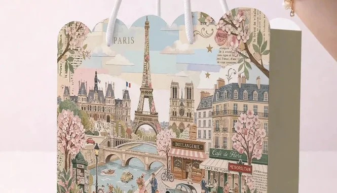 Kit 15 Sacolinhas Paris Torre - Pegue e Monte