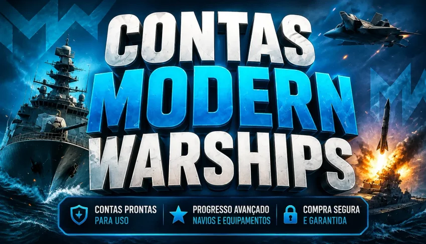 Contas Modern Warships | Até 200K Ouro + 2K Artcoins + Pass