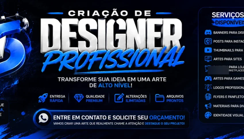 🎨 Criação de Designer Profissional