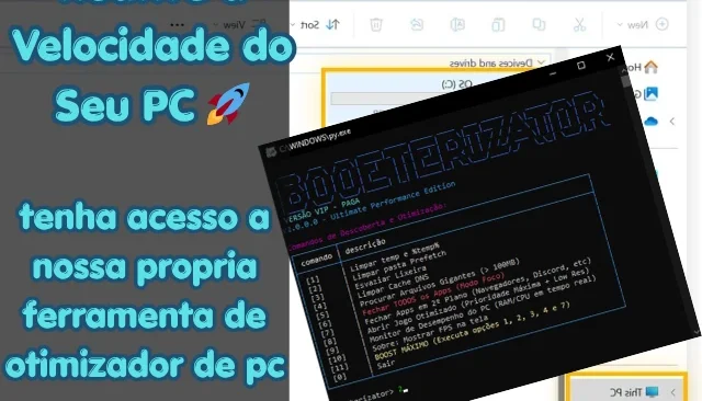 🔥Limpador de PC Limpeza Profunda + Desempenho Máximo ⚡