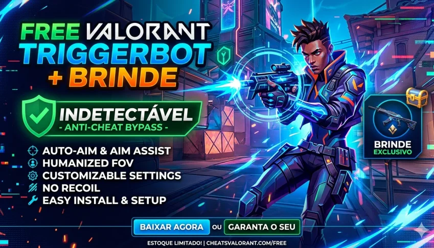 Cheat Free Valorant Triggerbot + Brinde ✅ Indetectável