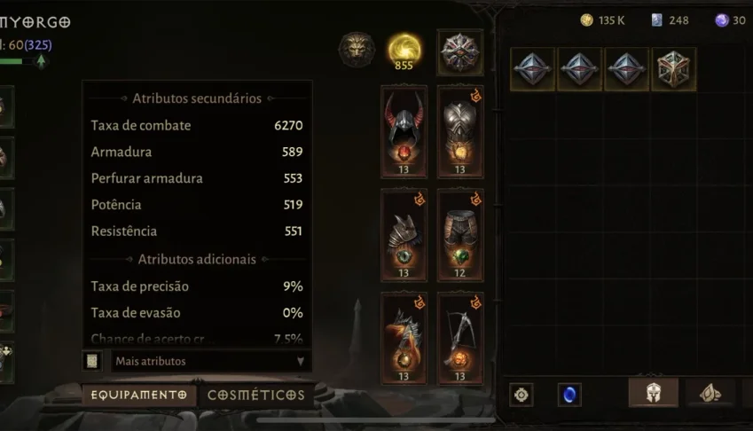 Vendo DH lvl 60 (326) excelência. BARATO!!!